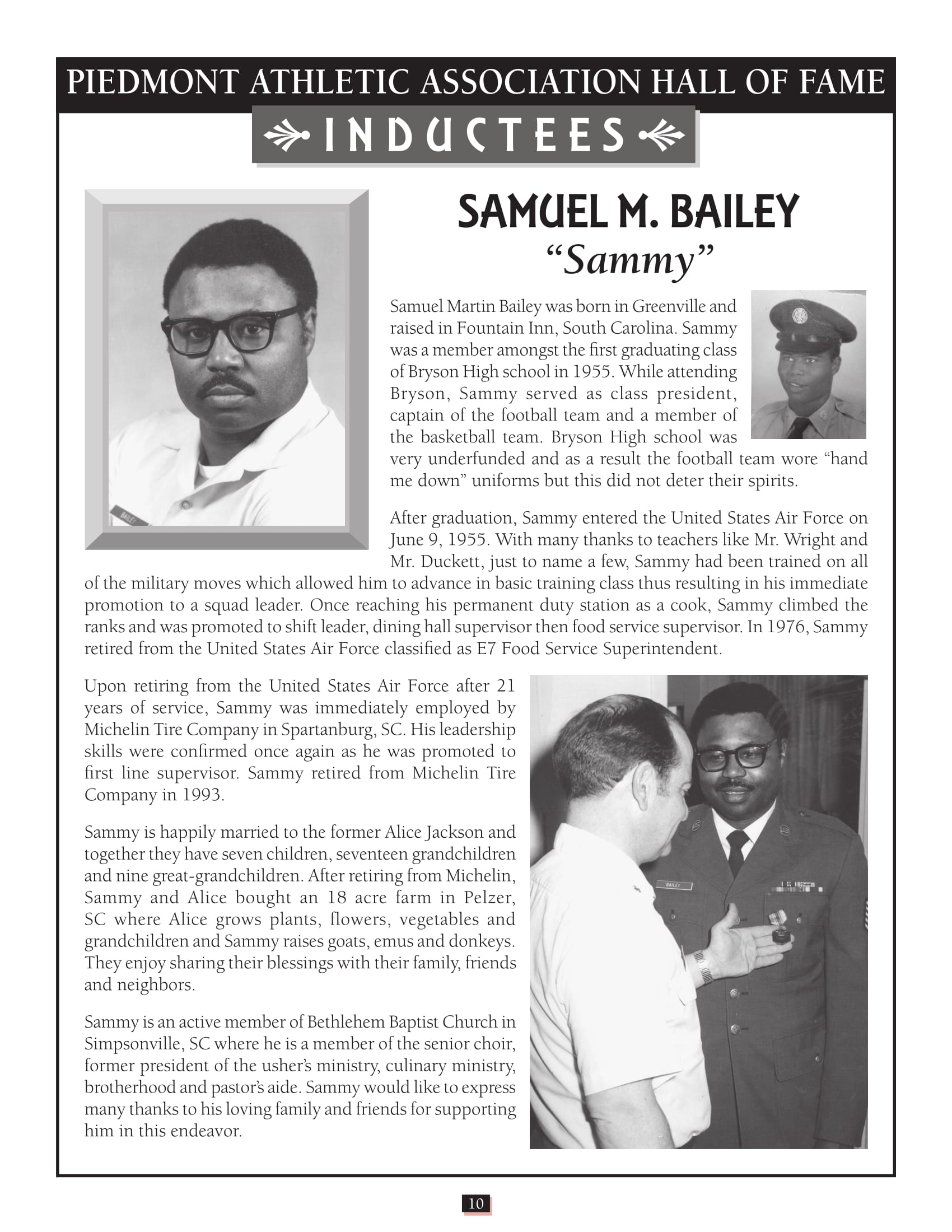 Samuel M. Bailey 'Sammy'